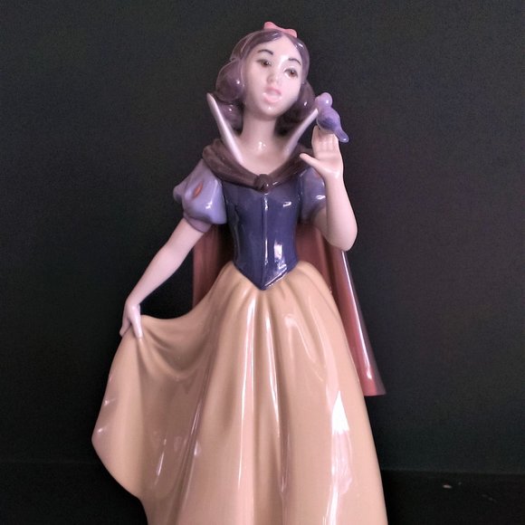(SOLD) Lladro Disney Snow White Porcelain Figuring 7555 - Picture 1 of 12